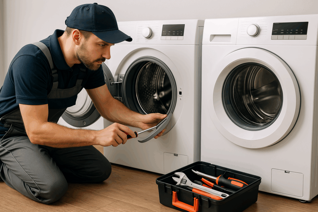 Naprawa pralek i pralko-suszarek w Warszawie — szybki serwis z dojazdem
