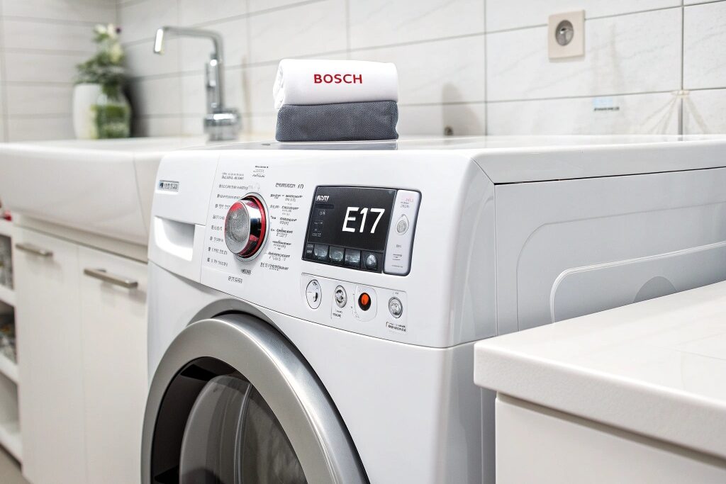 bosch pralka błąd E17