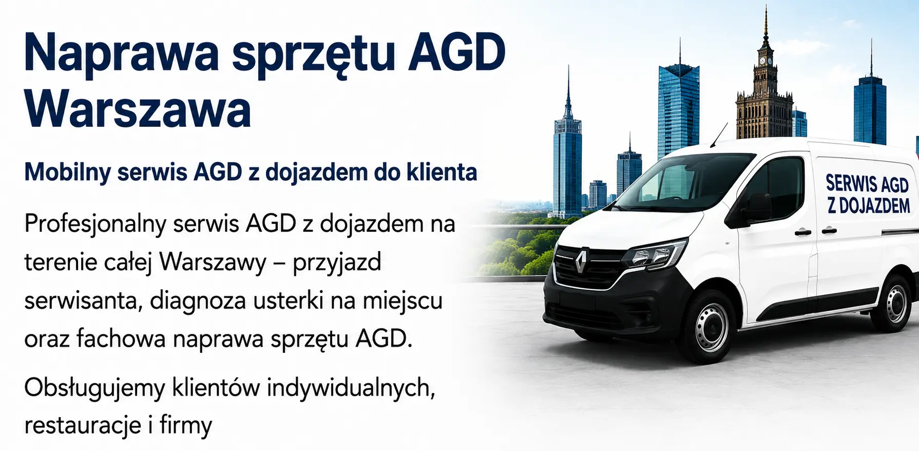 Naprawa pralek i sprzętu AGD w Warszawie